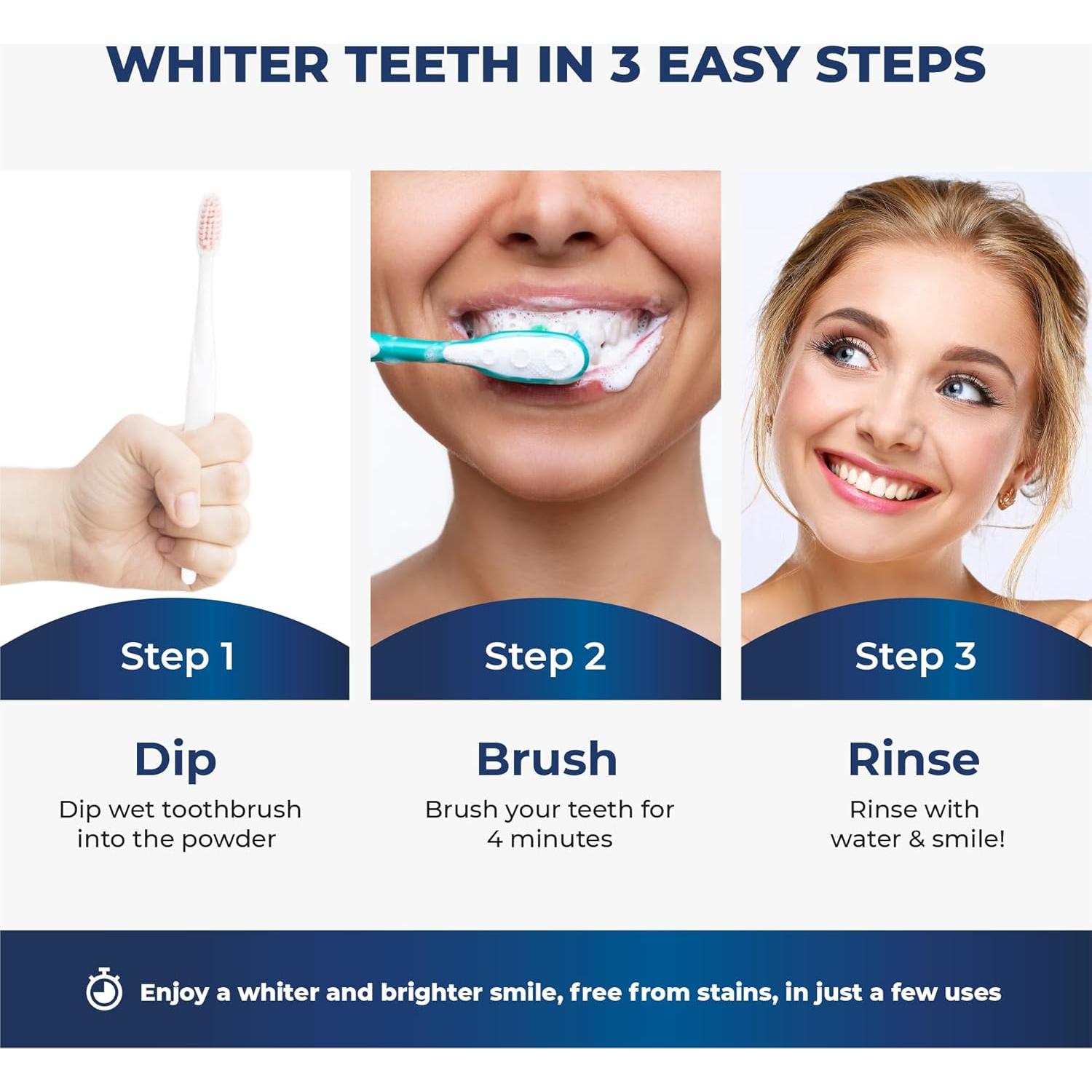 Polvo Blanqueador de Dientes BetterWhite 30g - Fórmula No Sensible