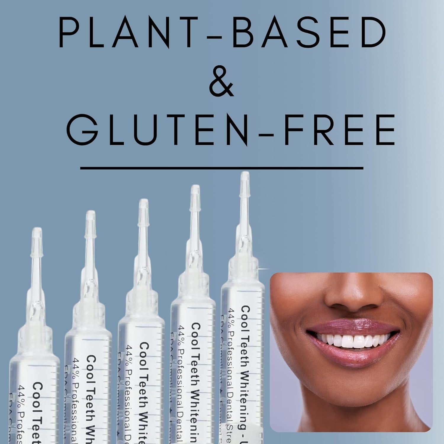 Gel Blanqueador Dental Cool 44% Peróxido Carbamida - 50 Tratamientos