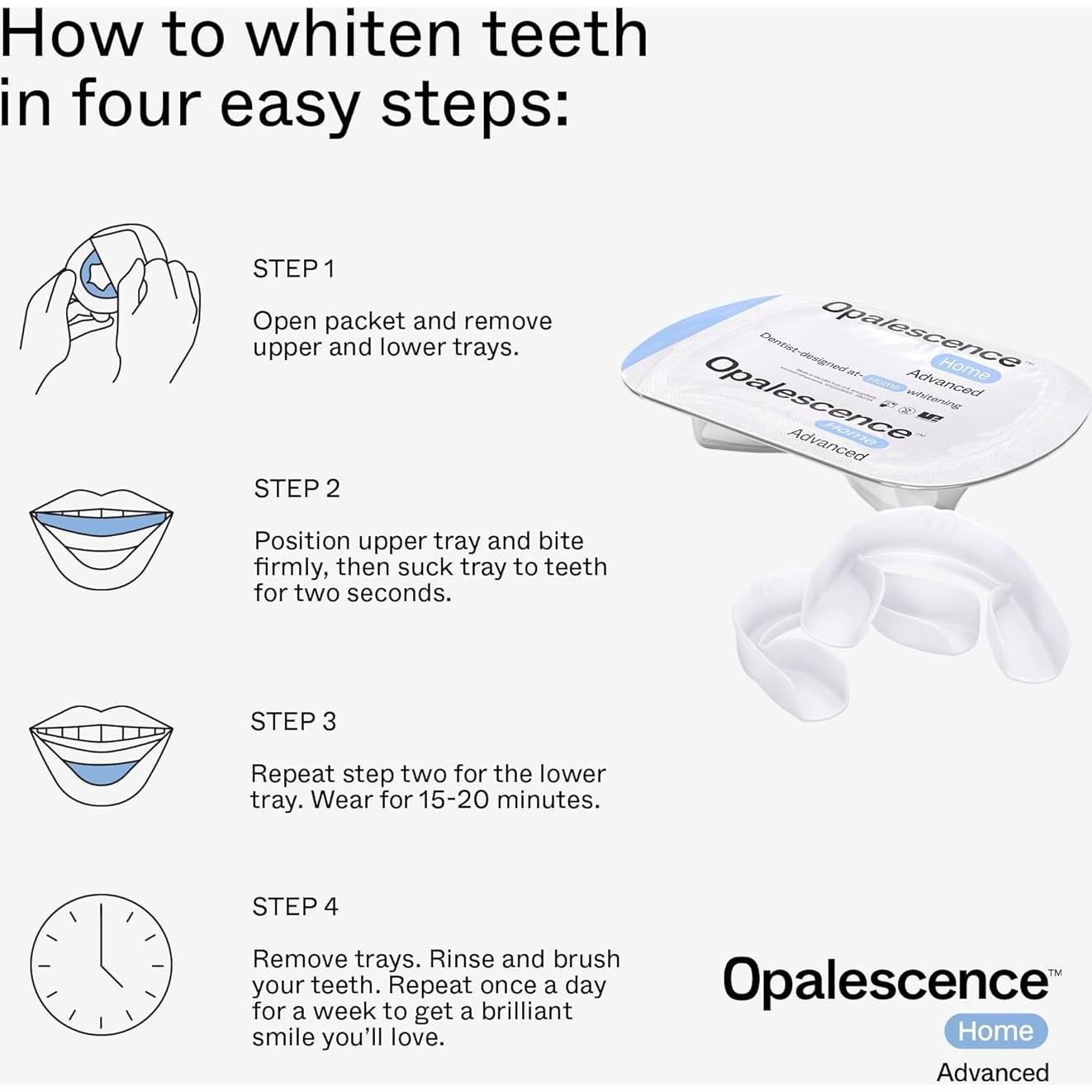 Kit de Blanqueamiento Dental Opalescence Home Advance 15% - 10 Tratamientos