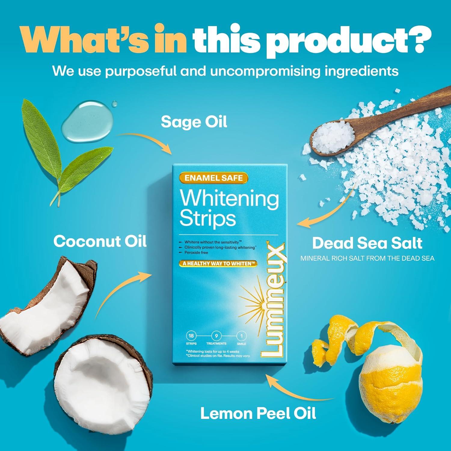 Kit Blanqueamiento Dental Lumineux Sin Peróxido 7 Tratamientos