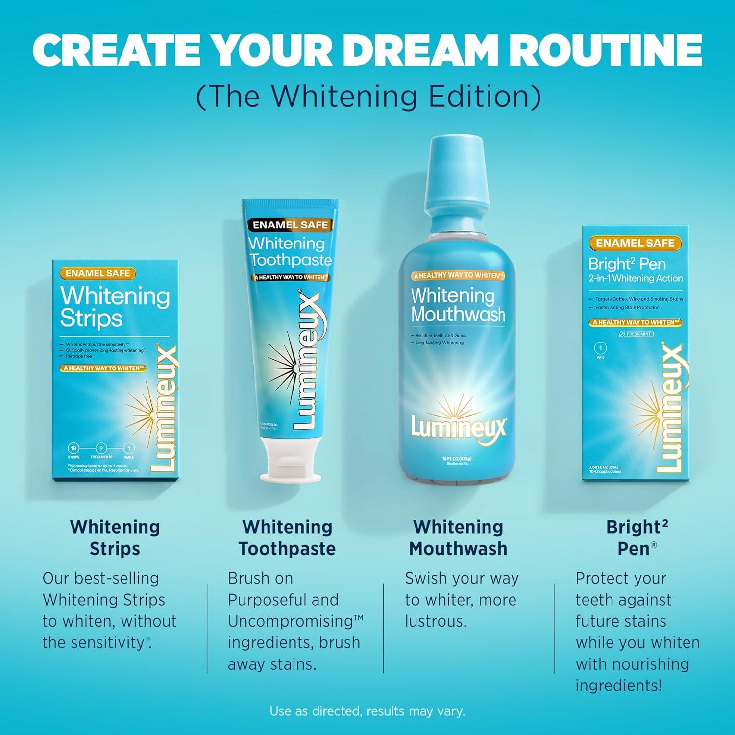 Kit Blanqueamiento Dental Lumineux Sin Peróxido 7 Tratamientos