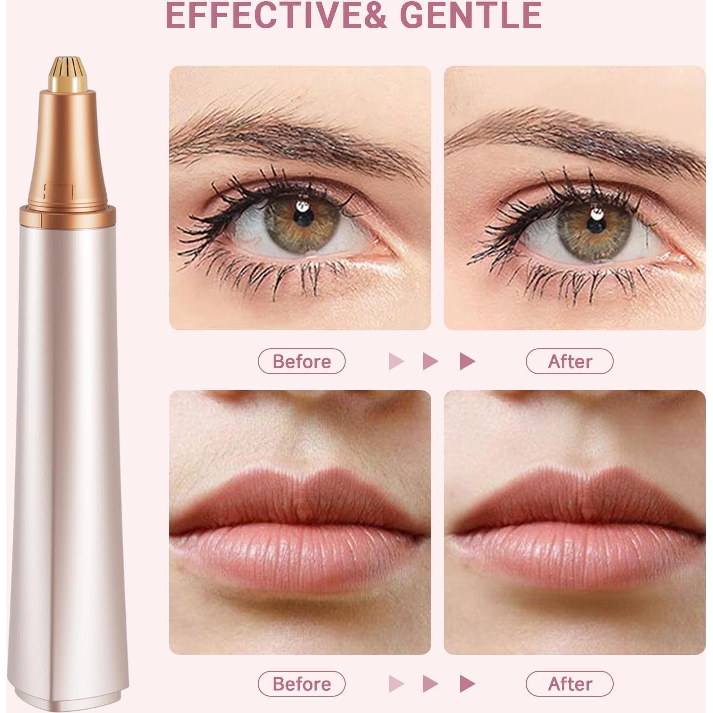 Recortador de cejas eléctrico Karrong 3 en 1 a prueba de agua