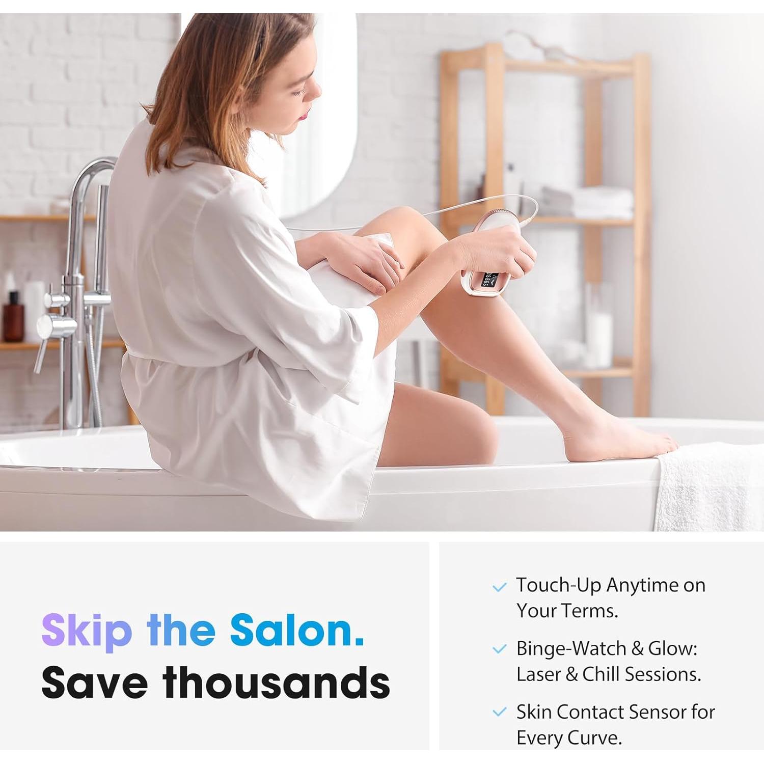 Depiladora Láser IPL Oro Rosa - Efectiva y Sin Dolor