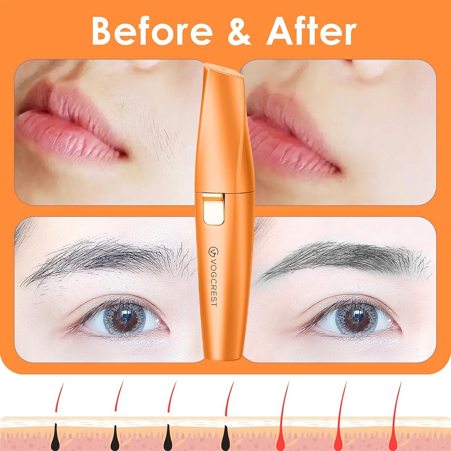 Recortadora Eléctrica 2-en-1 VG VOGCREST para Cejas y Vello Facial