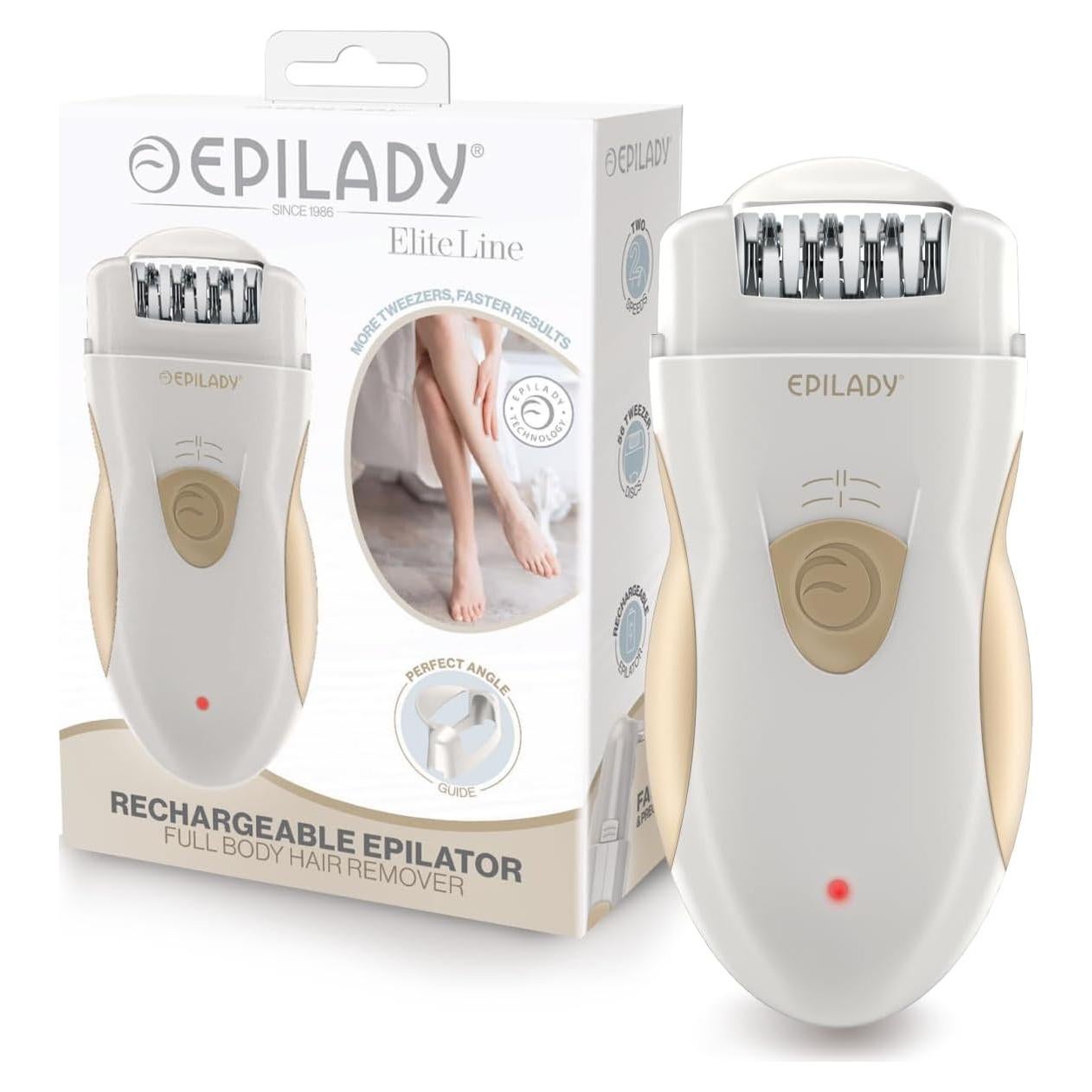 Epilady Legend 5 Depiladora Recargable 56 Pinzas Doble Velocidad