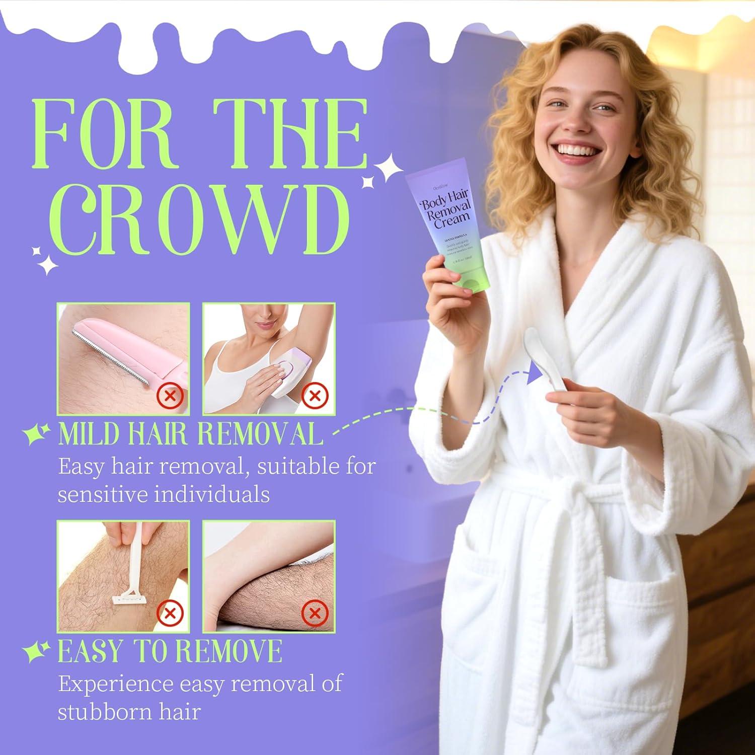 Crema Depiladora Corporal OcoSlow 156g para Piel Sensible