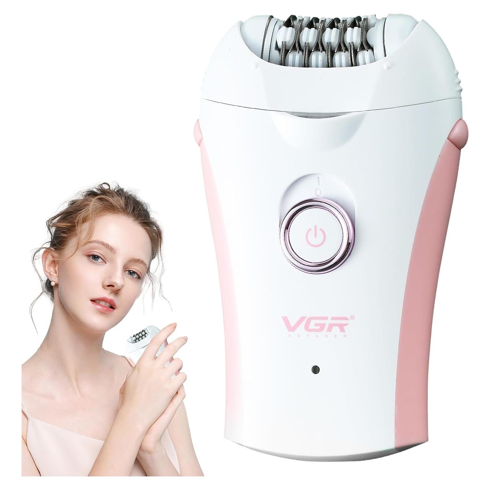 Epilador Facial Inalámbrico FabMay con Luz LED y Carga USB