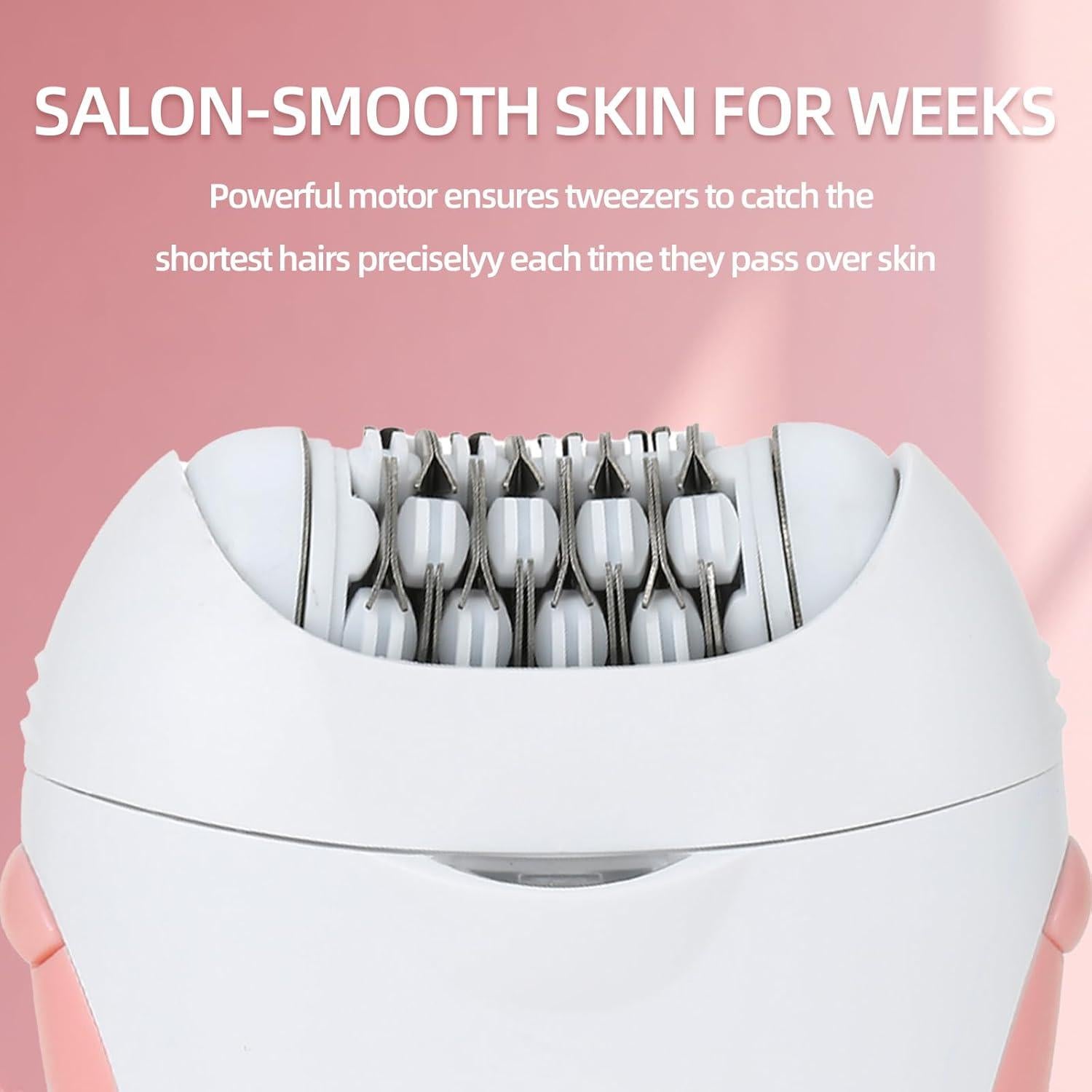 Epilador Facial Inalámbrico FabMay con Luz LED y Carga USB