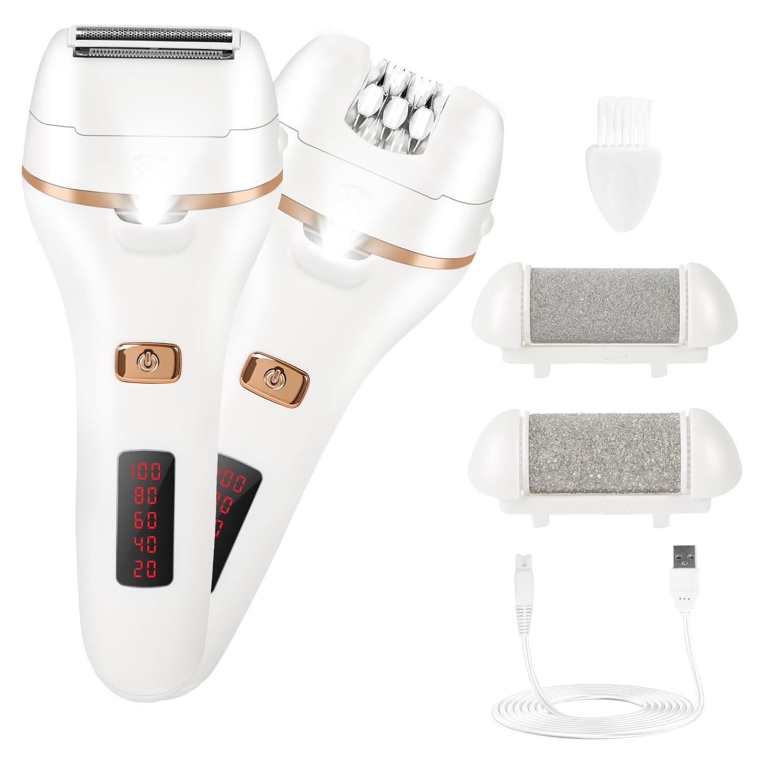 Recortadora de Bikini Eléctrica ZIOU 4 en 1 para Mujeres