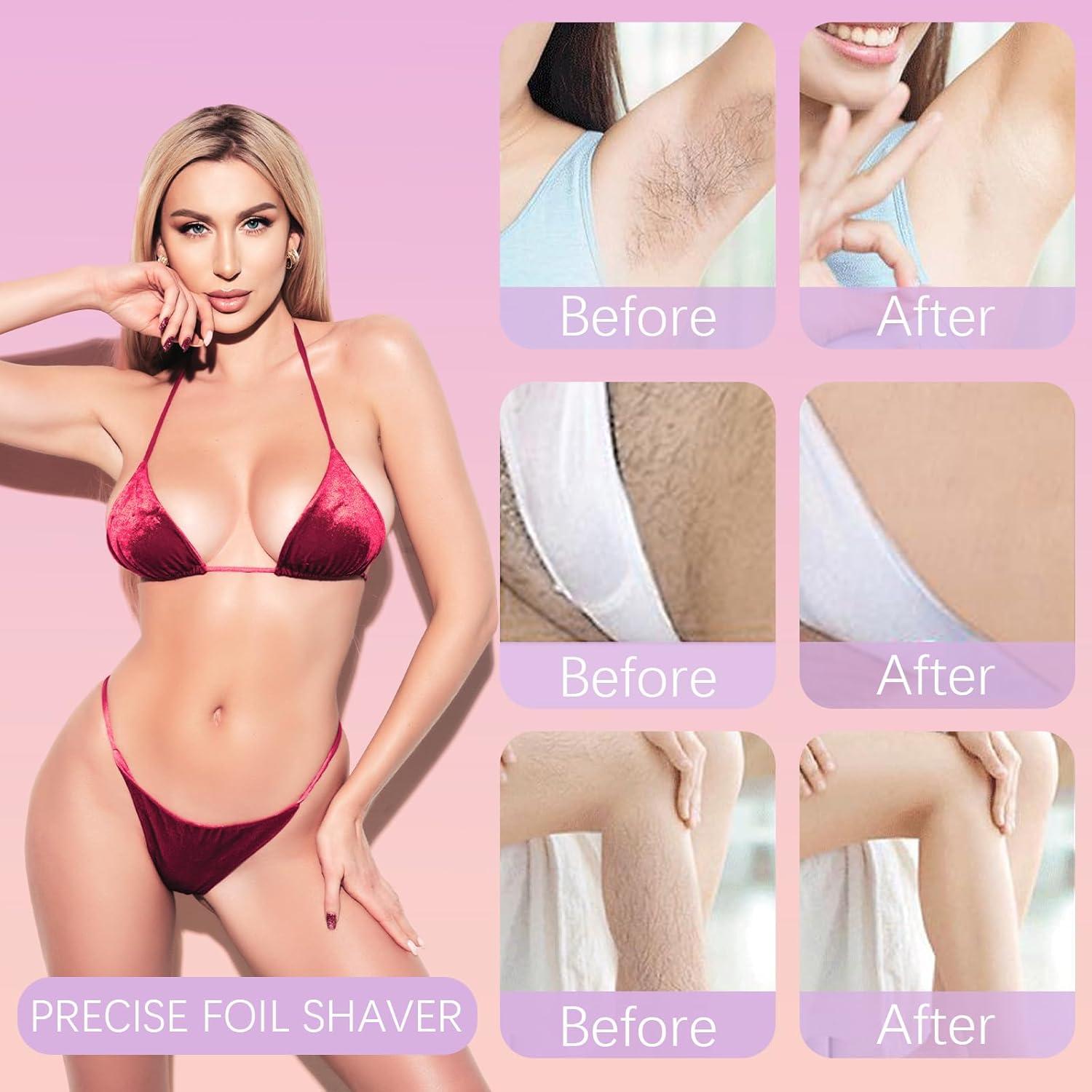 Recortadora de Bikini Eléctrica ZIOU 4 en 1 para Mujeres