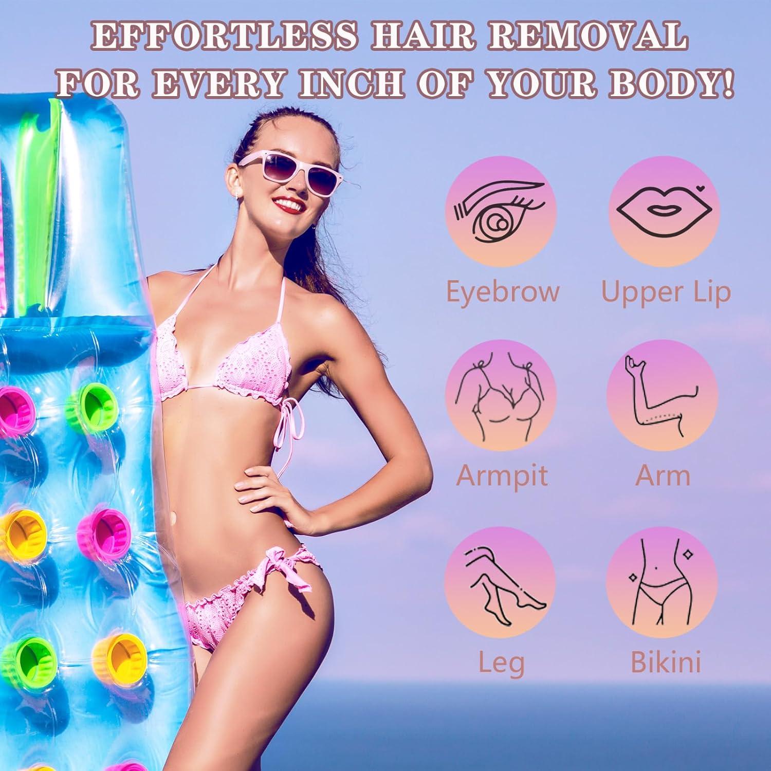 Recortadora de Bikini Eléctrica ZIOU 4 en 1 para Mujeres