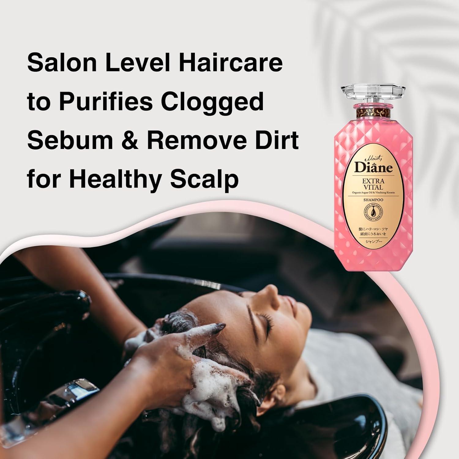 Tratamiento Capilar Moist Diane Queratina 448 ml Orgánico