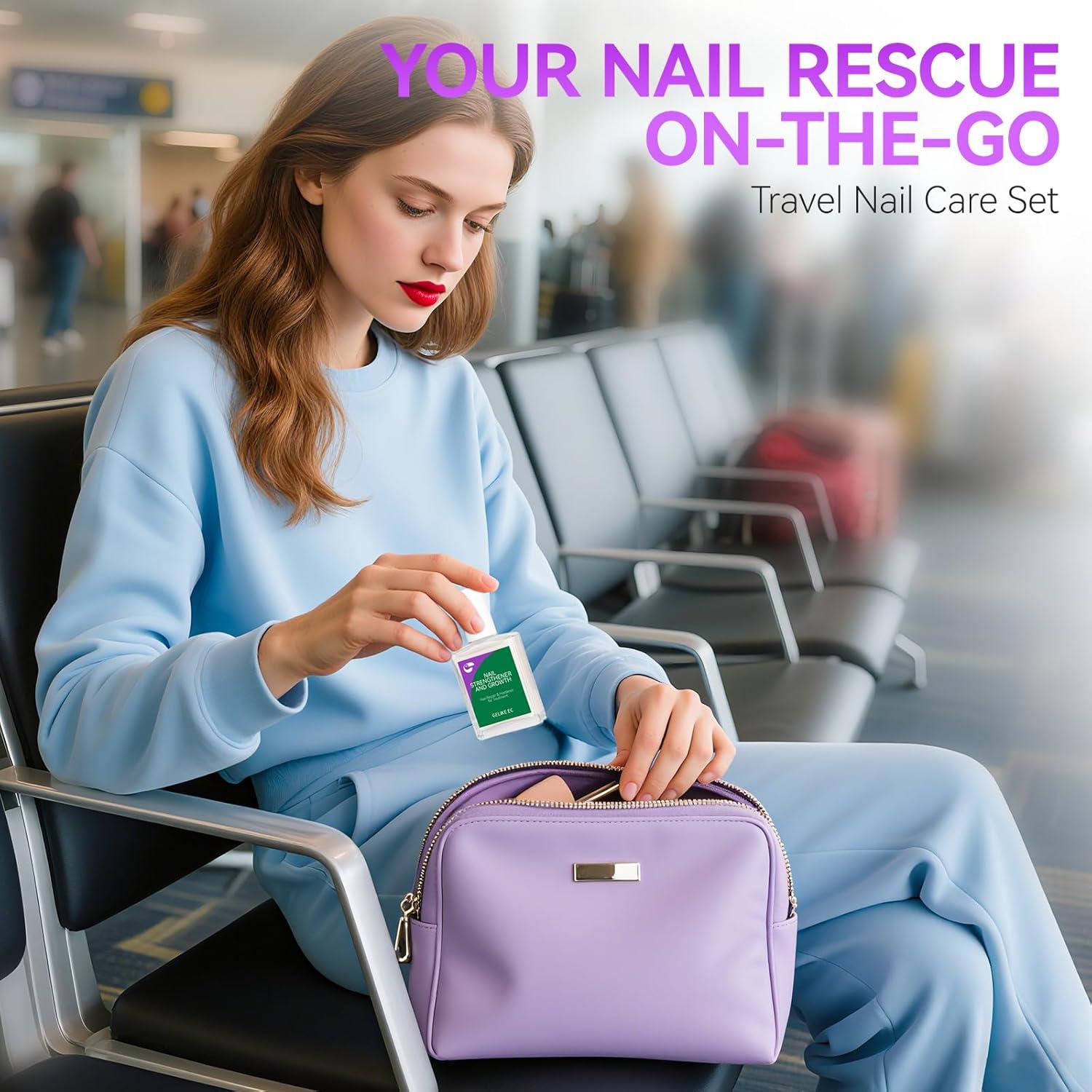 Kit de Tratamiento para Uñas Gelike - Endurecedor y Deshidratador