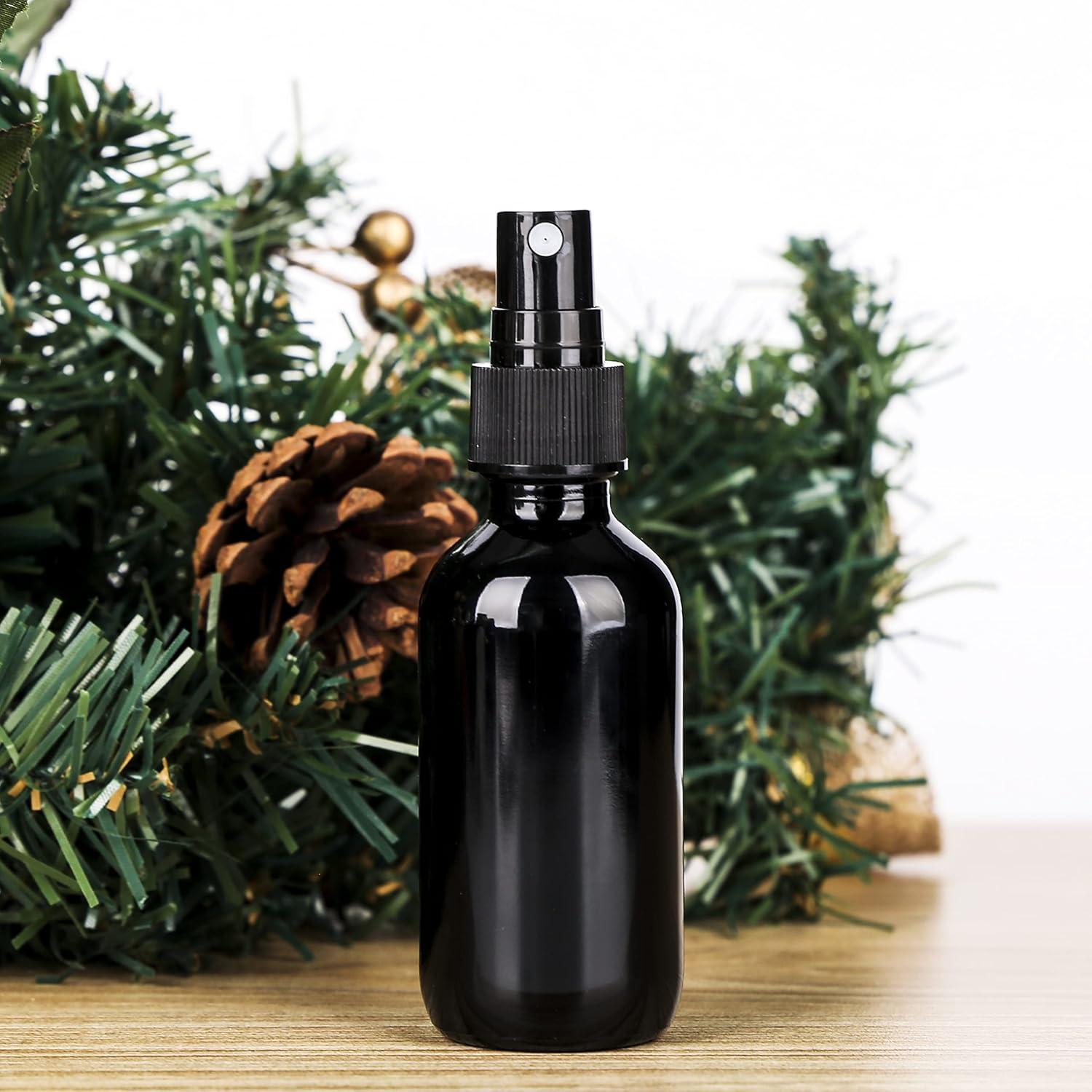 Botellas de Spray de Vidrio YONKAN 60ml UV Negro - Paquete 48