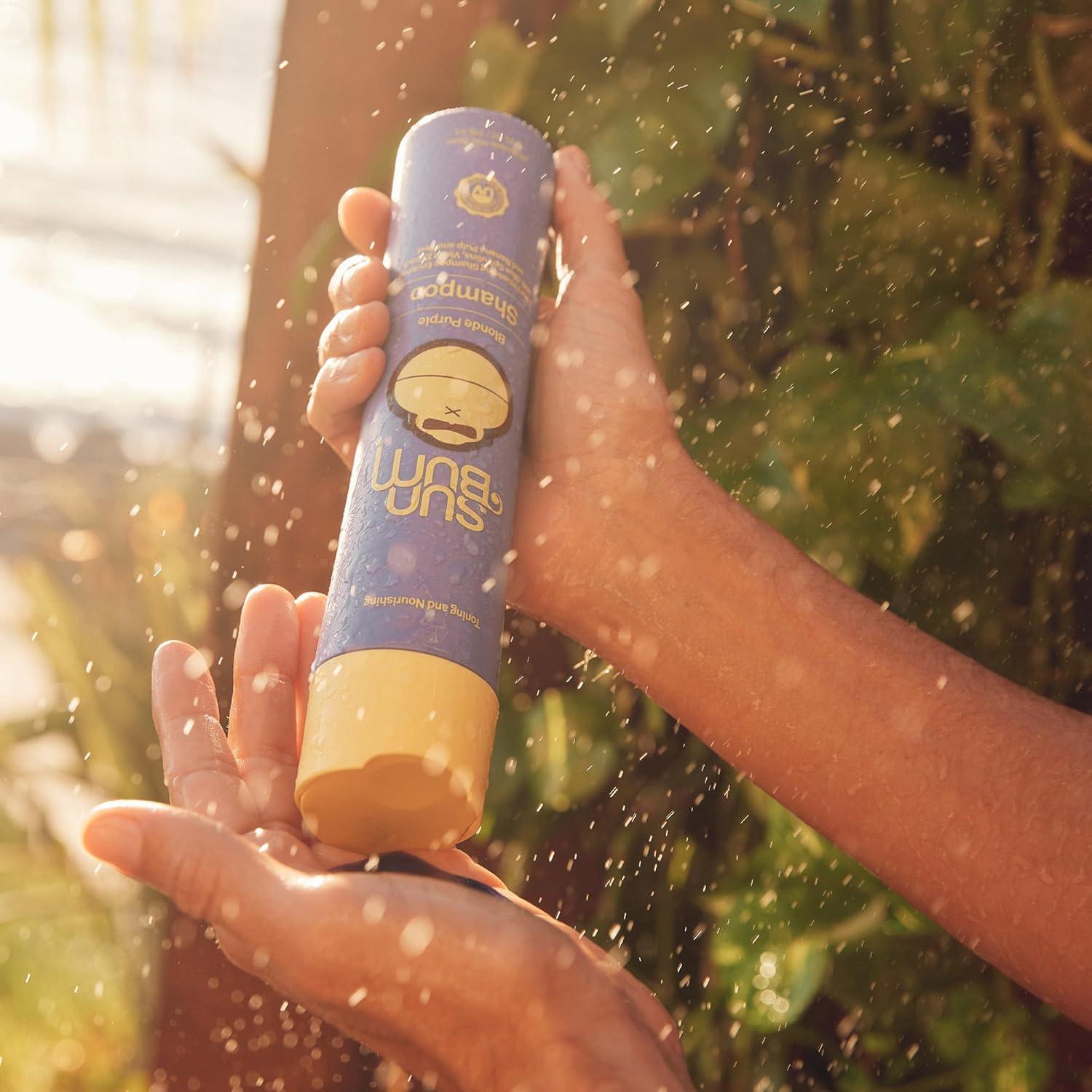 Champú Morado Rubia Sun Bum 283 g - Hidratante y Aclarador