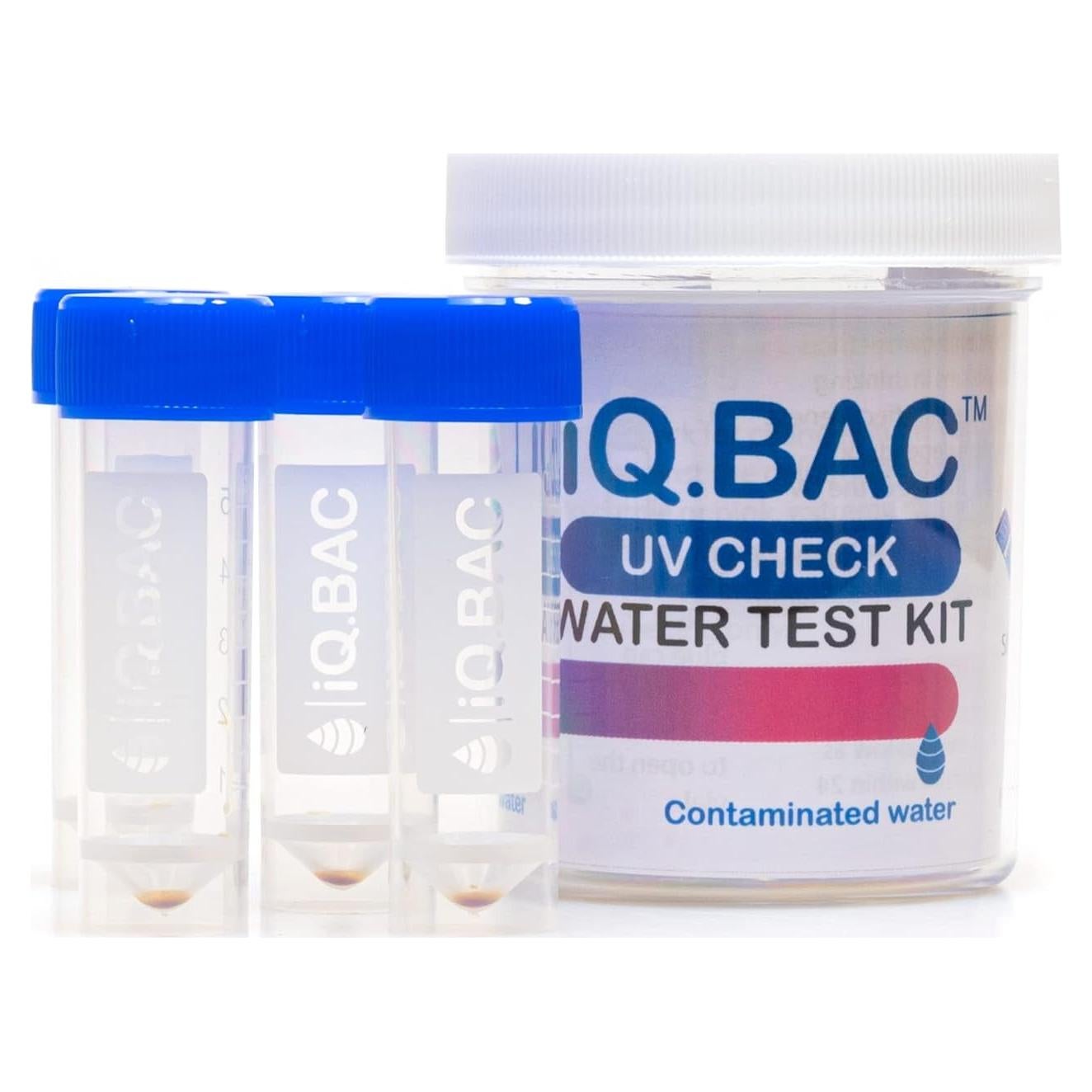 Kit de Prueba de Agua UV Check iQBac - Detección de Bacterias