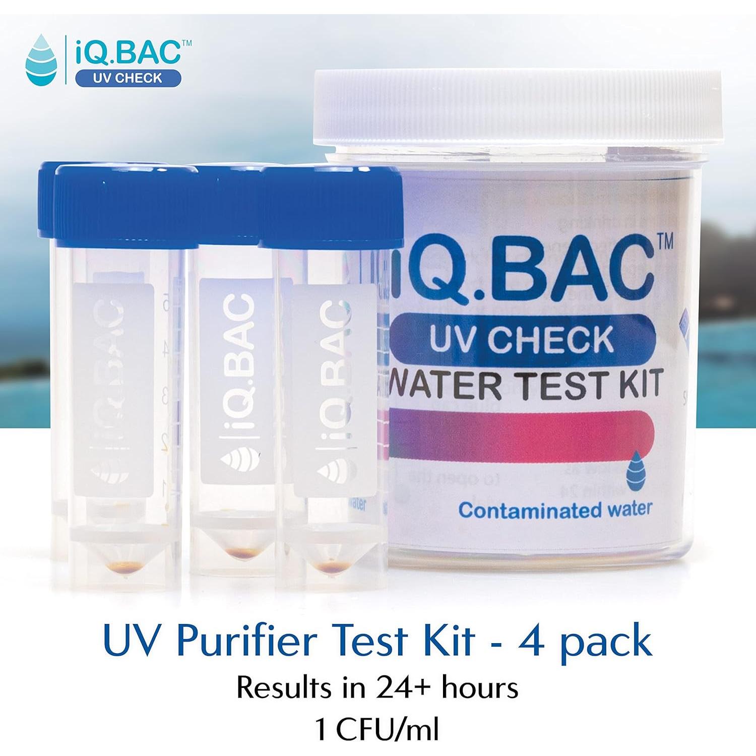 Kit de Prueba de Agua UV Check iQBac - Detección de Bacterias