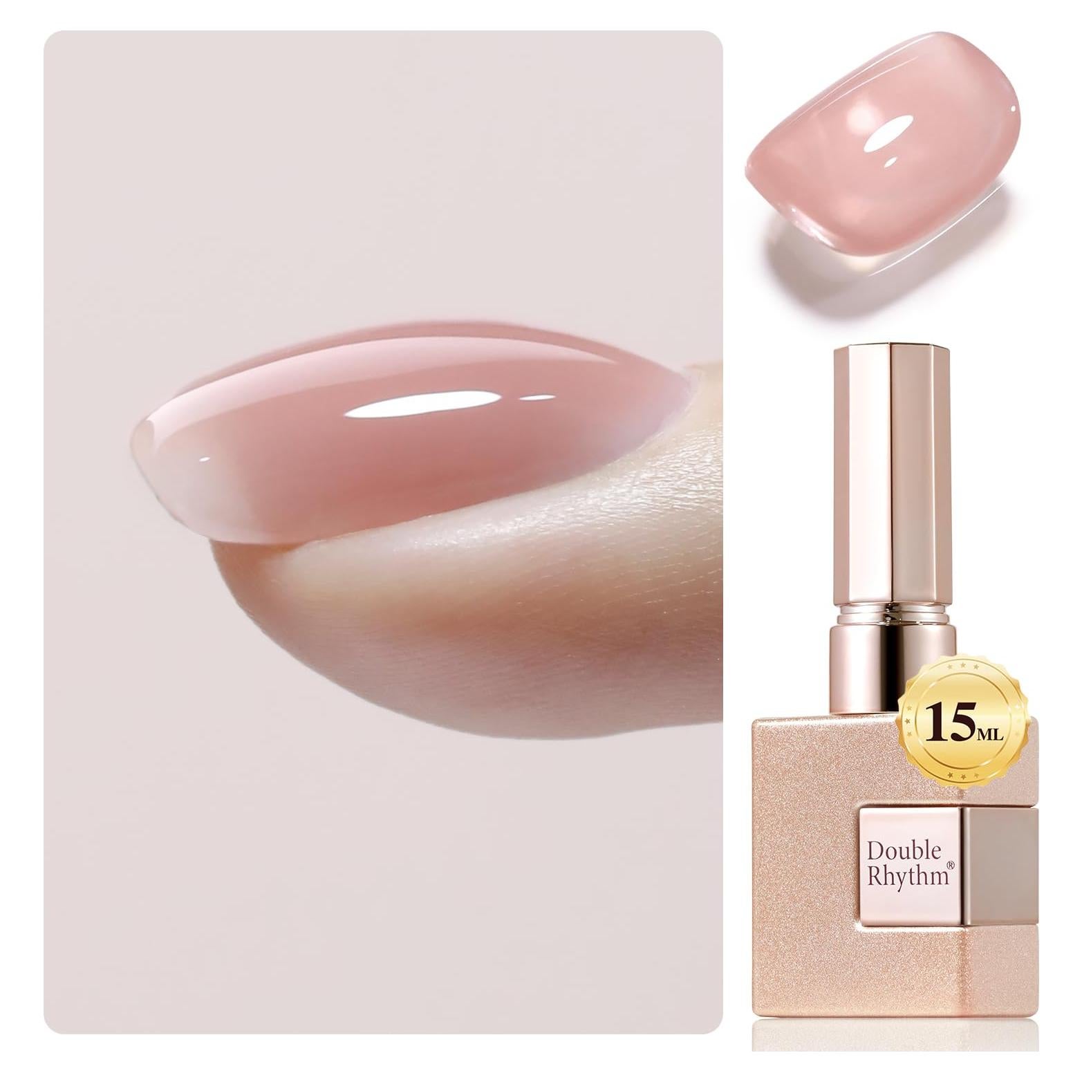 Esmalte de Uñas Gel Doble Ritmo Constructor Nude 15ml