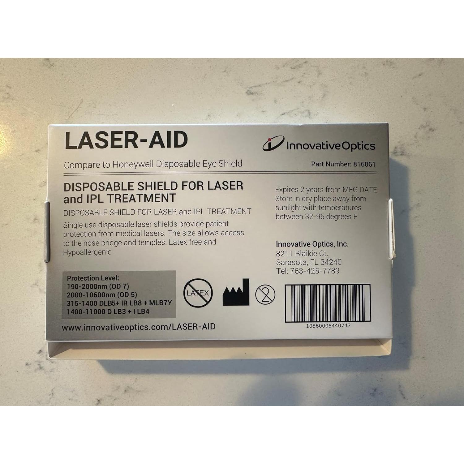 Escudos Oculares Desechables Laser-Aid - Protección Lásers Médicos
