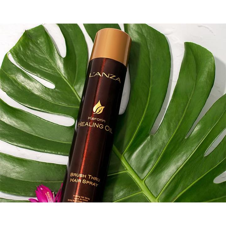 L'ANZA Aceite de Keratina Spray 314 ml - Brillo y Protección UV