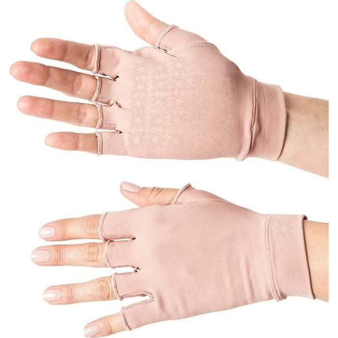Guantes de Sol Sin Dedos Unisex UPF 50+ Caramelo Claro Pequeño