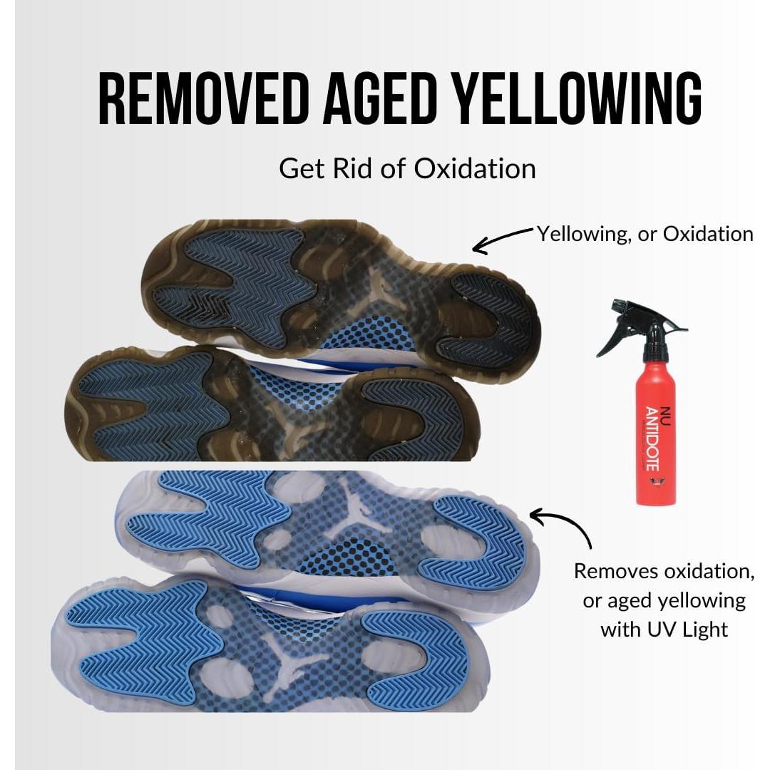 Limpiador de Zapatos NuLife Kicks Nu Antidote 340g - Desamarillador UV