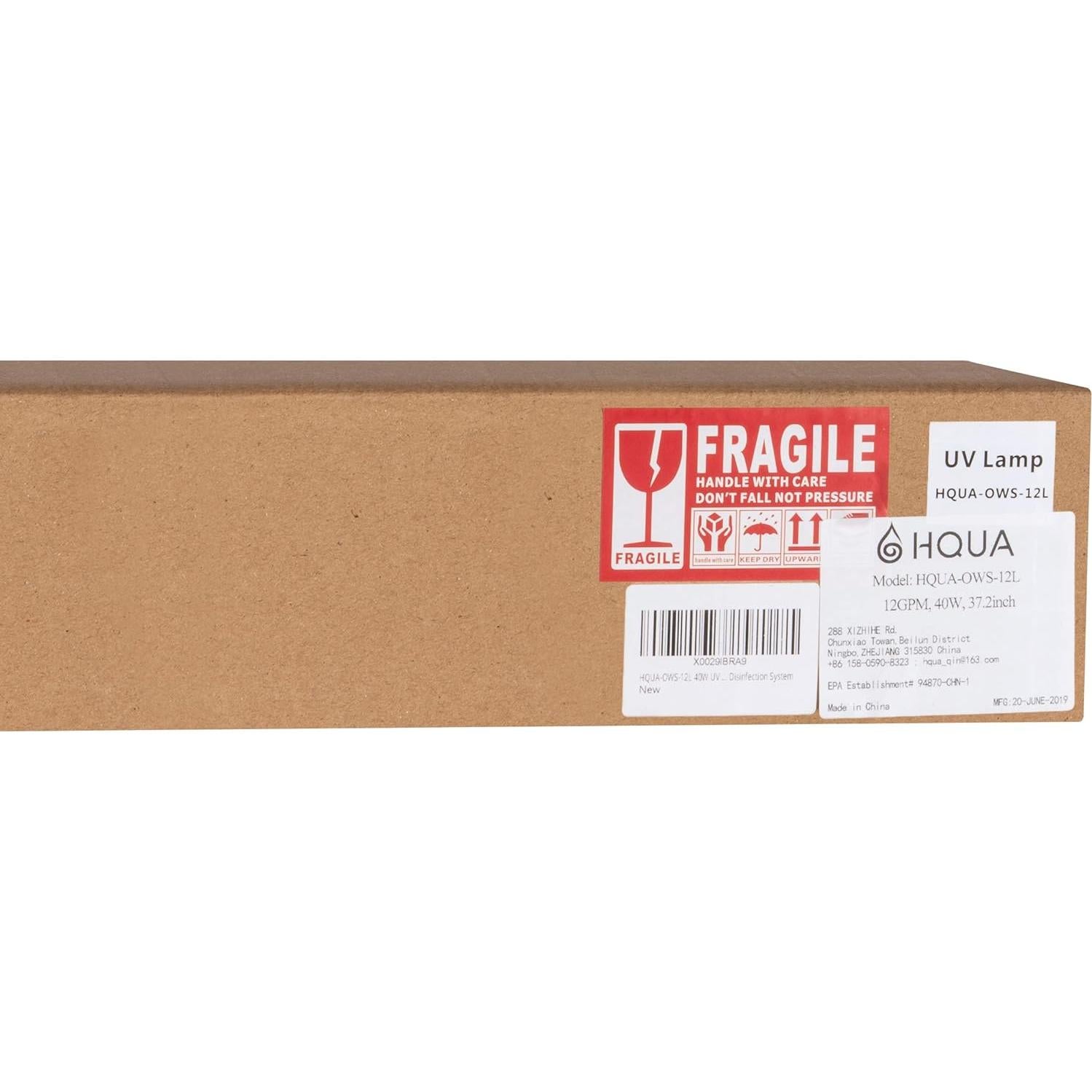 Bombilla UV HQUA OWS-12L 40W 92.5 cm 4 pines