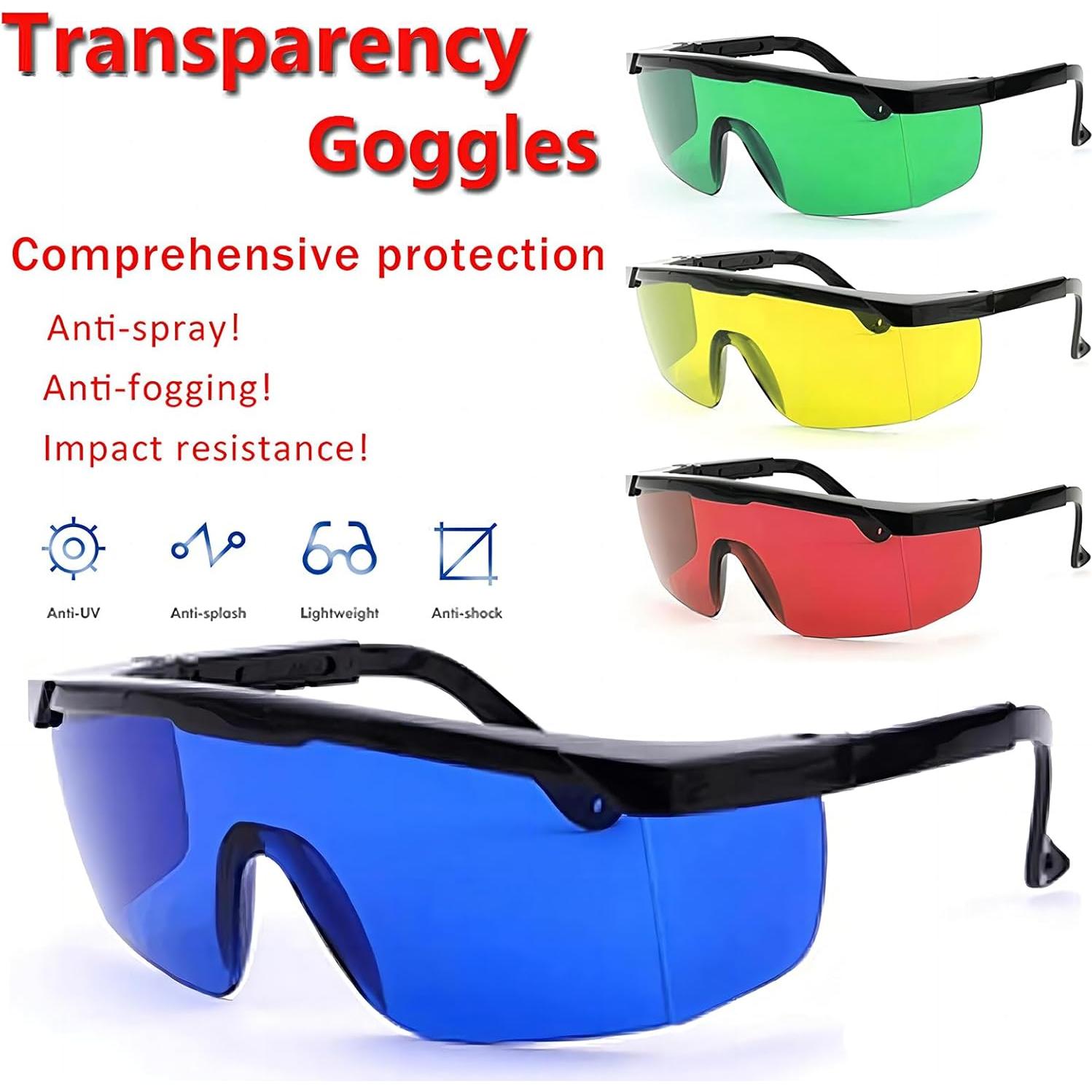 Gafas de Seguridad Láser Verde UV Protección Ocular