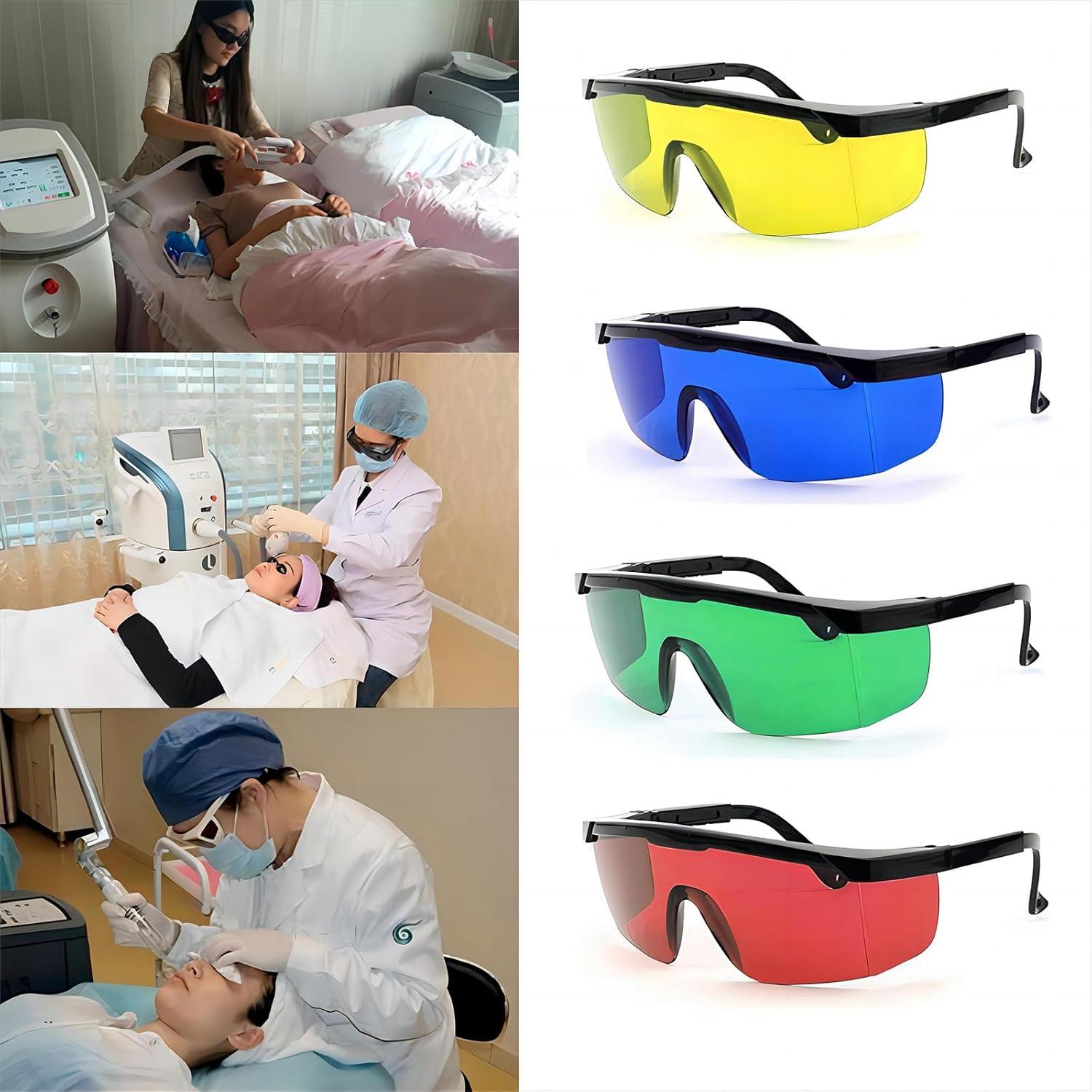 Gafas de Seguridad Láser Verde UV Protección Ocular