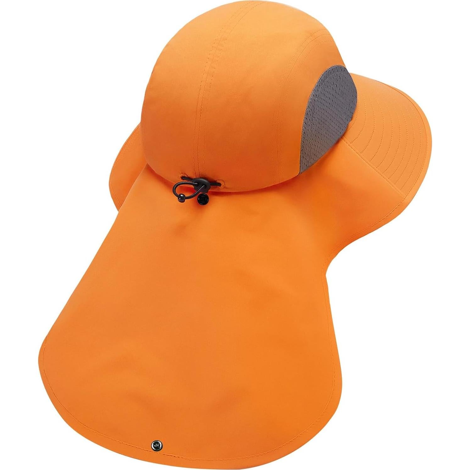 Sombrero de Sol Plegable UPF 50+ UVSAI con Ala Ancha Naranja