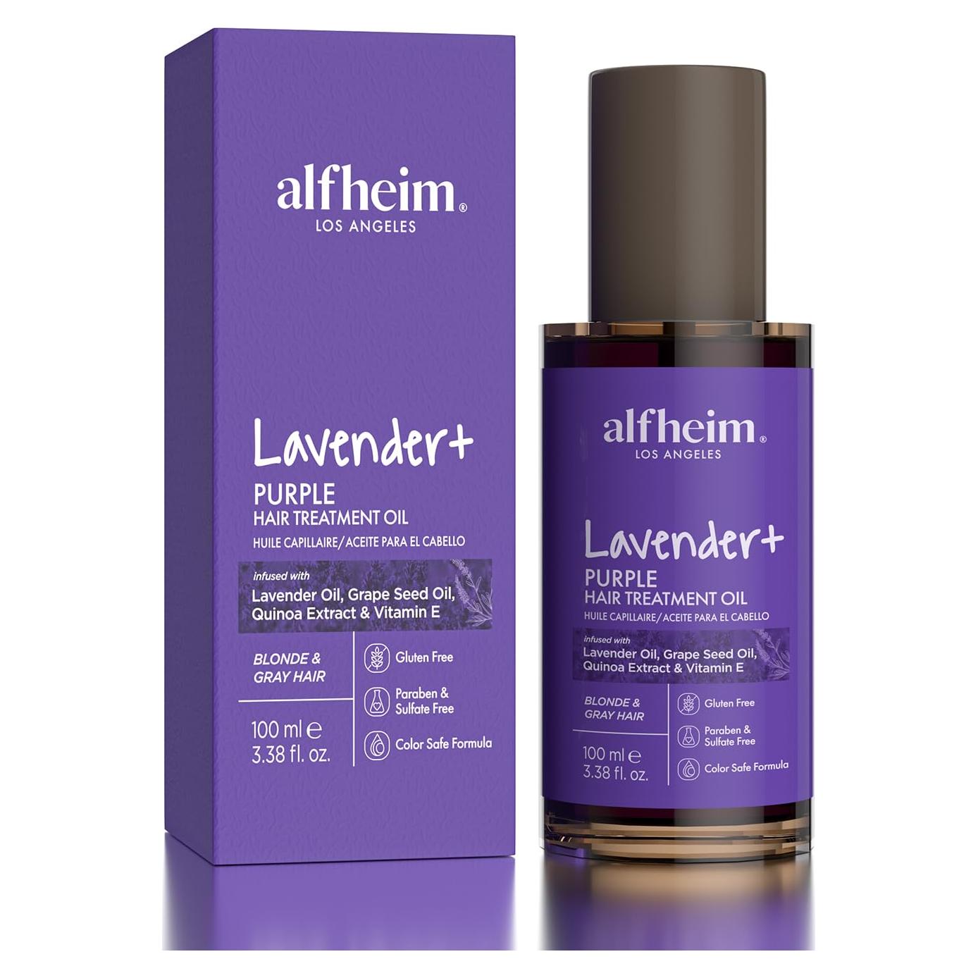Aceite para Cabello Alfheim Lavanda+ Púrpura 100 ml - Anti-Amarillo
