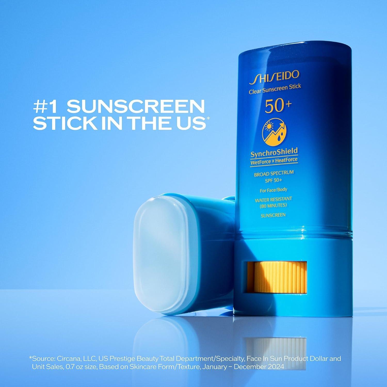 Stick Protector Solar Shiseido SPF 50+ Invisible 20g