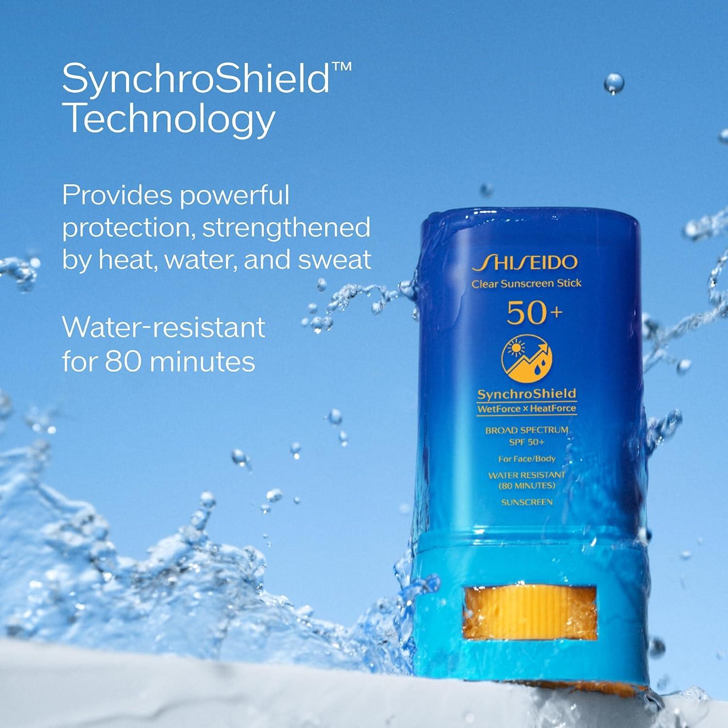 Stick Protector Solar Shiseido SPF 50+ Invisible 20g