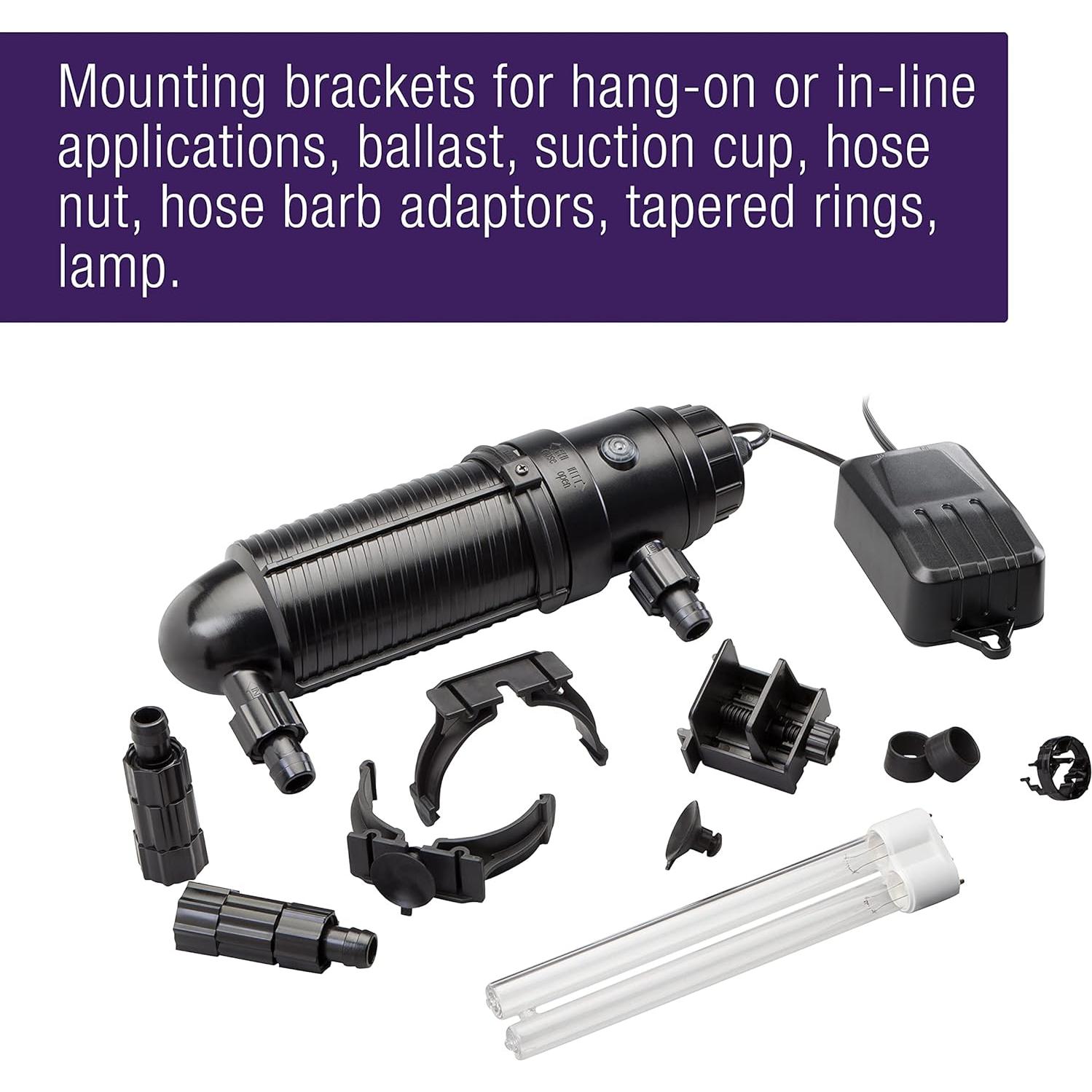 Estabilizador UV Coralife Turbo-Twist 9W hasta 473L Acuarios