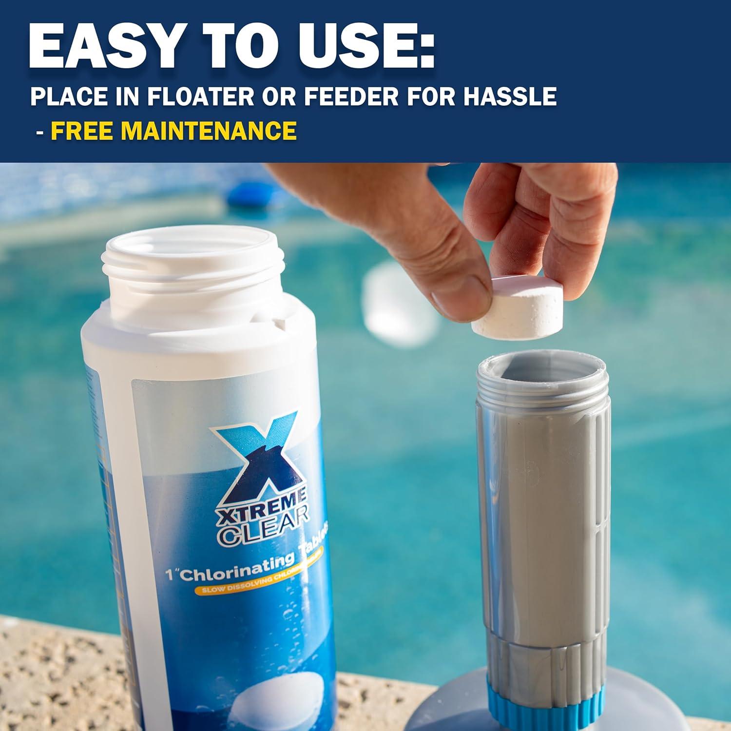 Pastillas de Cloro XtremepowerUS 0.68kg 1" para Piscinas y Spa