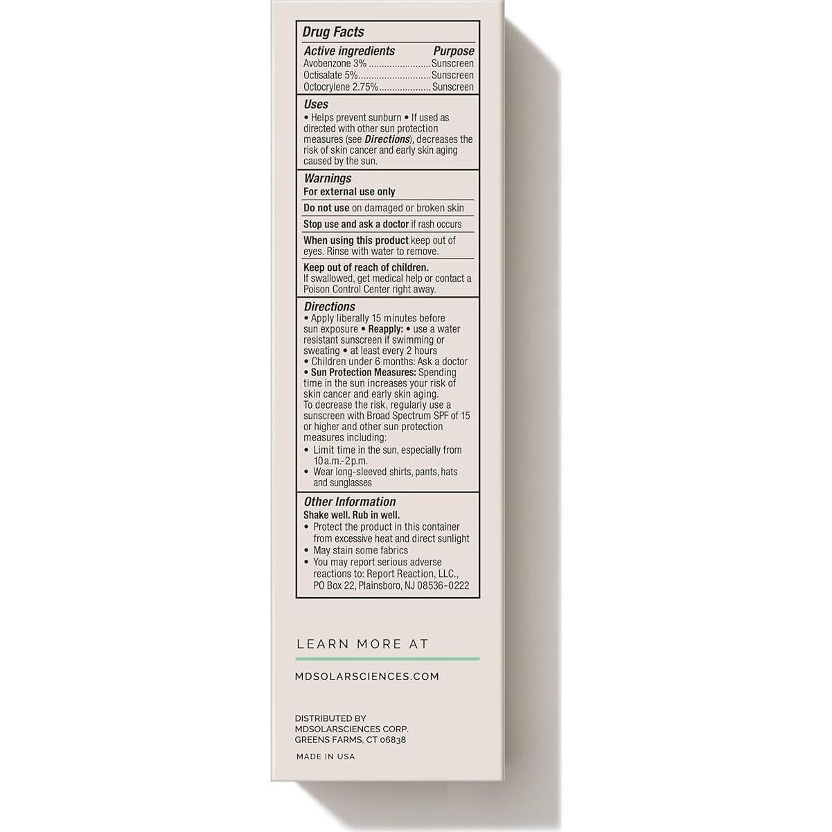 Protector Solar MDSolarSciences SPF 50 Hidratante Tinte 50ml