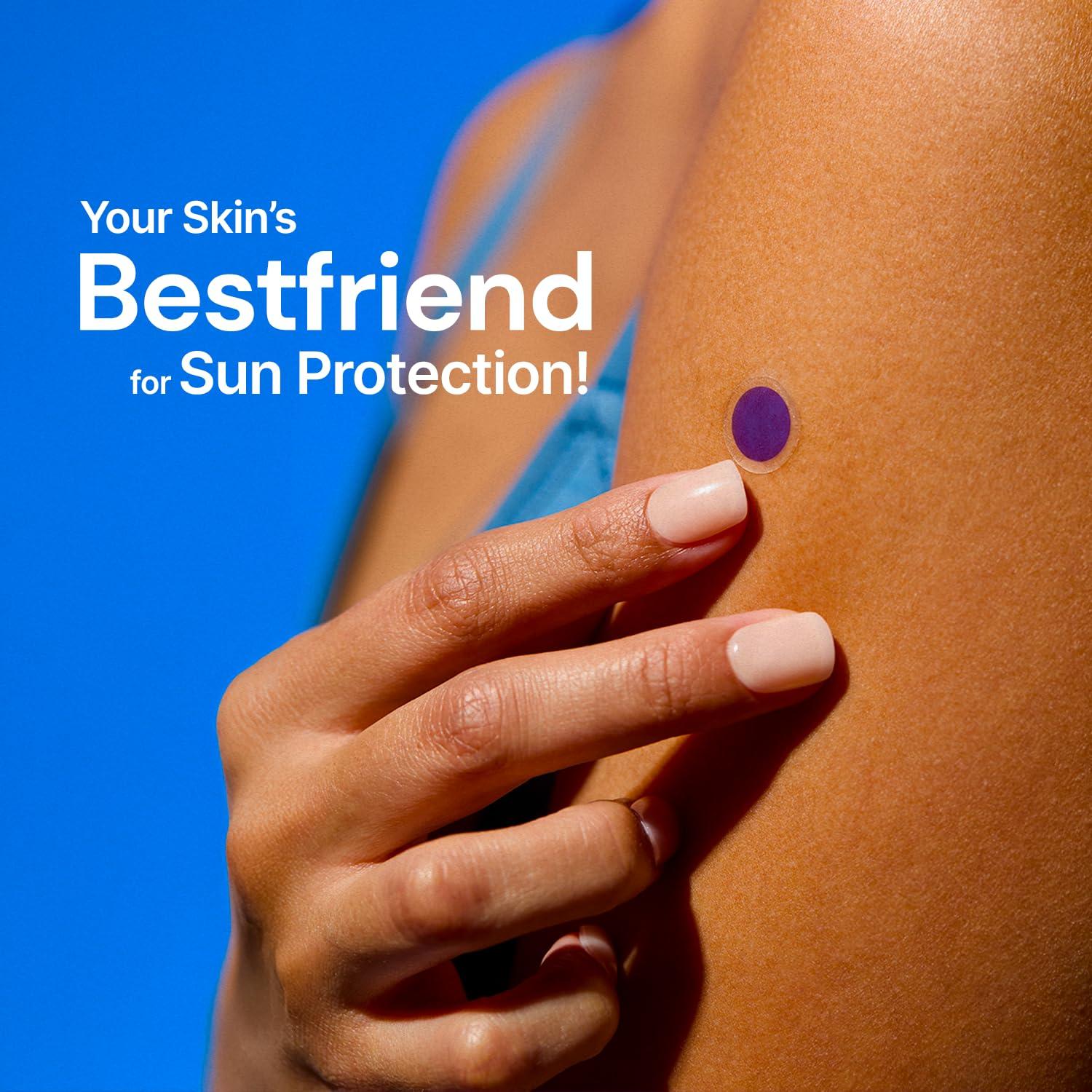 SpotMyUV Etiquetas Detección UV para Protector Solar 16 Unidades