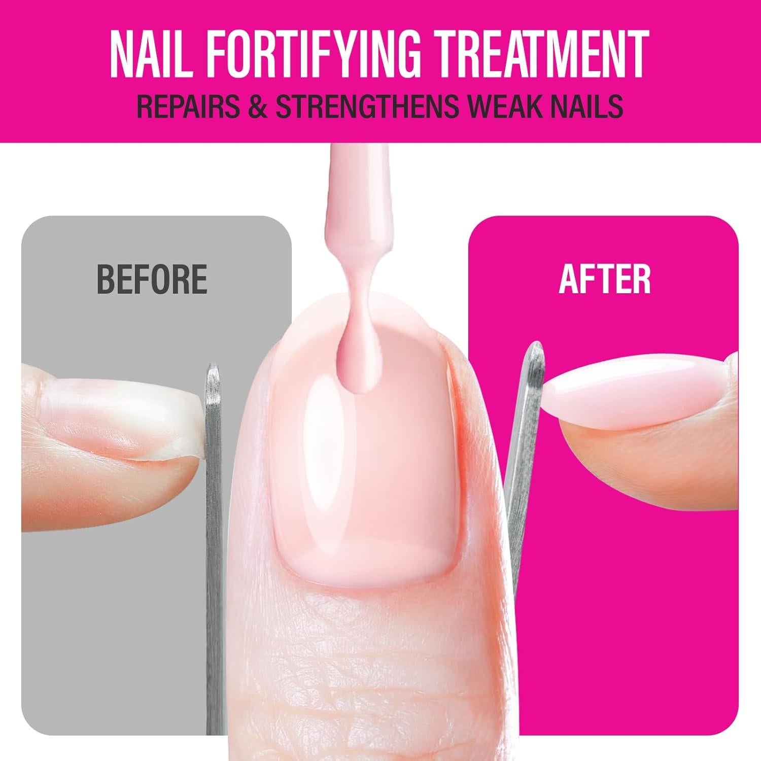 CHUCHU Gel Endurecedor de Uñas Rosa Nude 17.8g - Tratamiento Fuerte