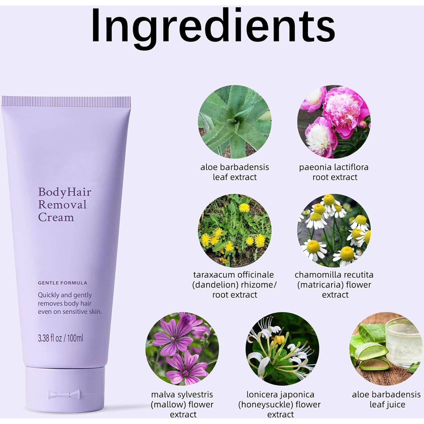 Crema Suave para Eliminación de Vello Corporal Genérico 200ml