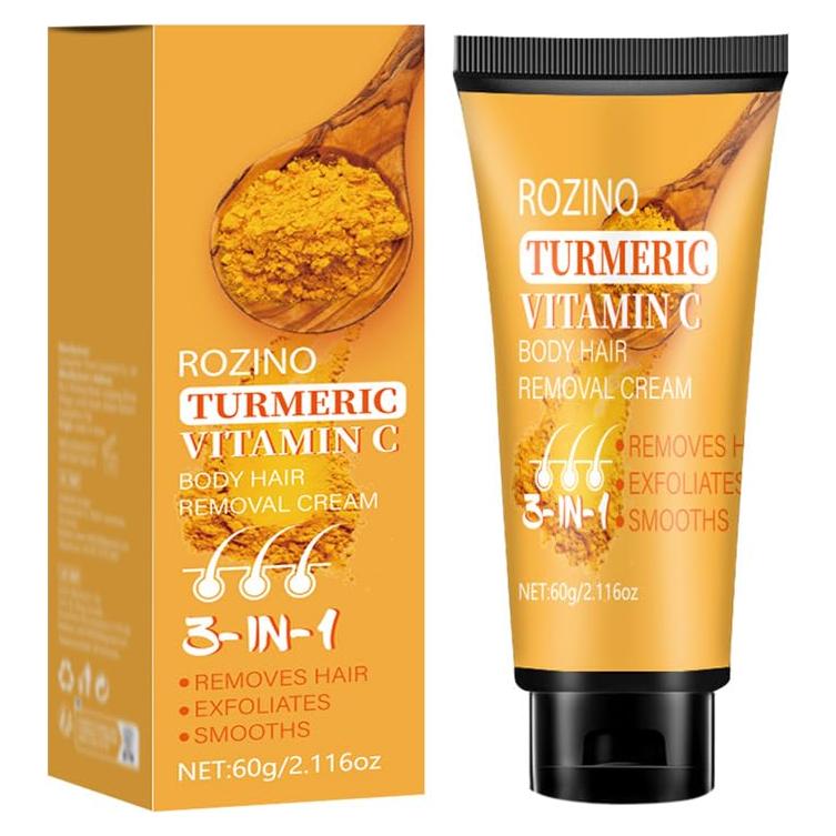 Crema Depilatoria SURORAIN con Cúrcuma y Vitamina C 60g