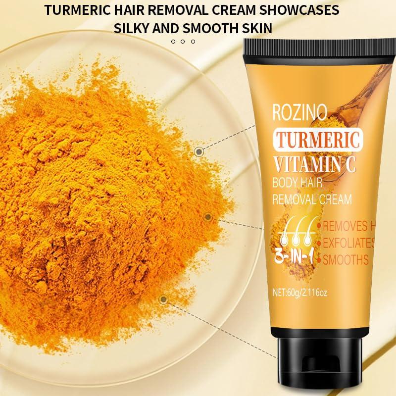 Crema Depilatoria SURORAIN con Cúrcuma y Vitamina C 60g