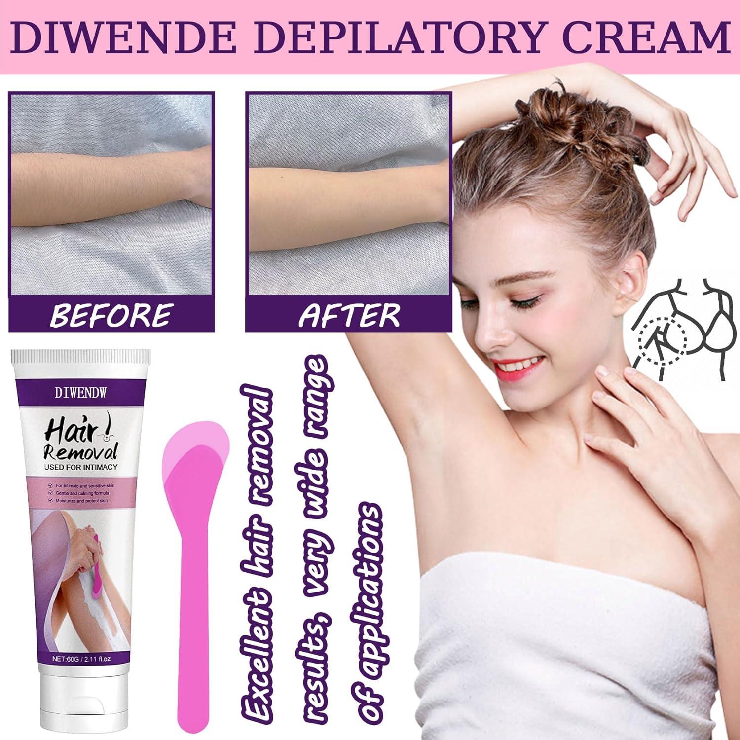 Crema Depilatoria DWDiWen para Mujeres - Suave y Sin Dolor