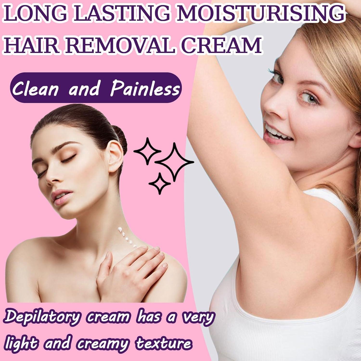 Crema Depilatoria DWDiWen para Mujeres - Suave y Sin Dolor