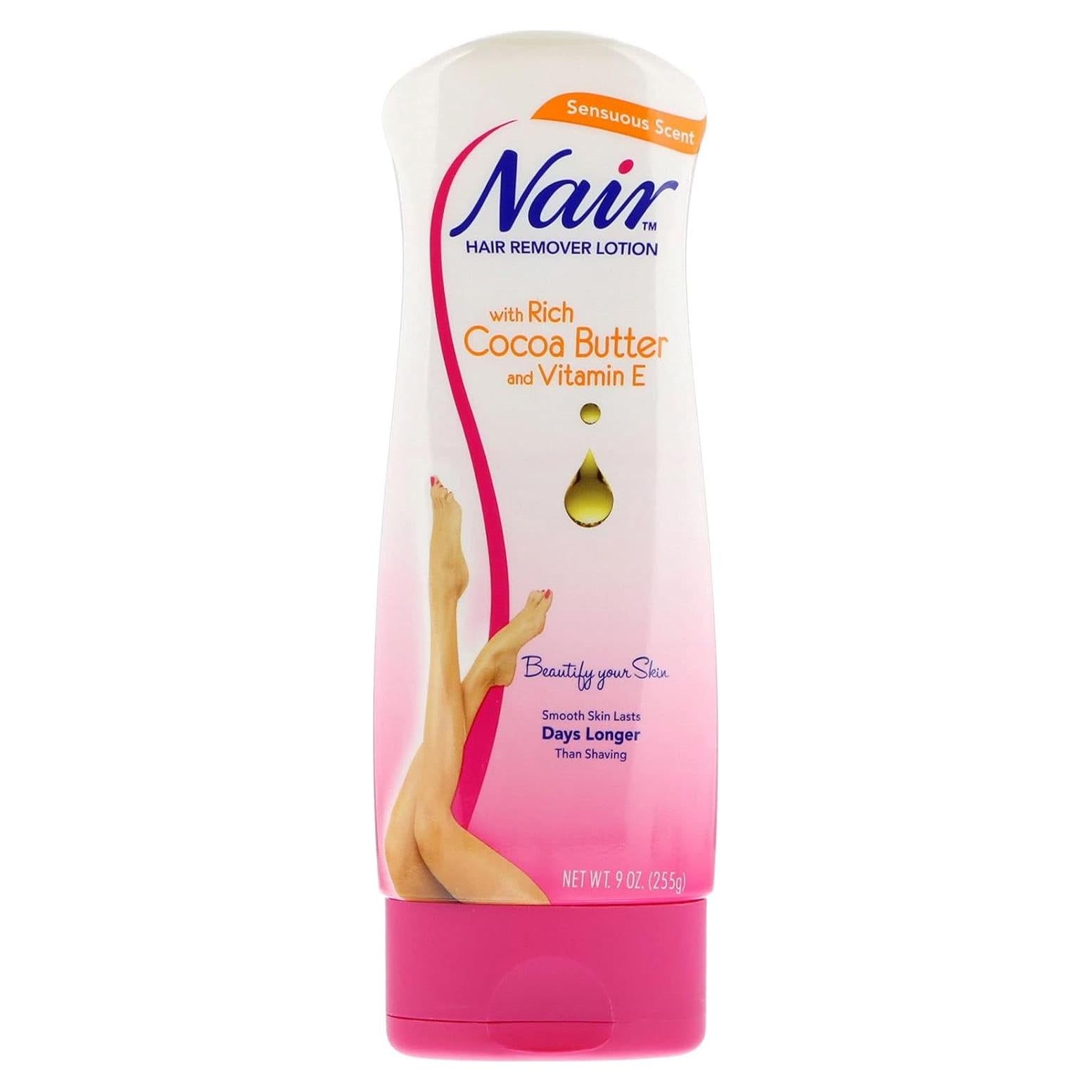 Loción depilatoria Nair Manteca de Cacao 255g