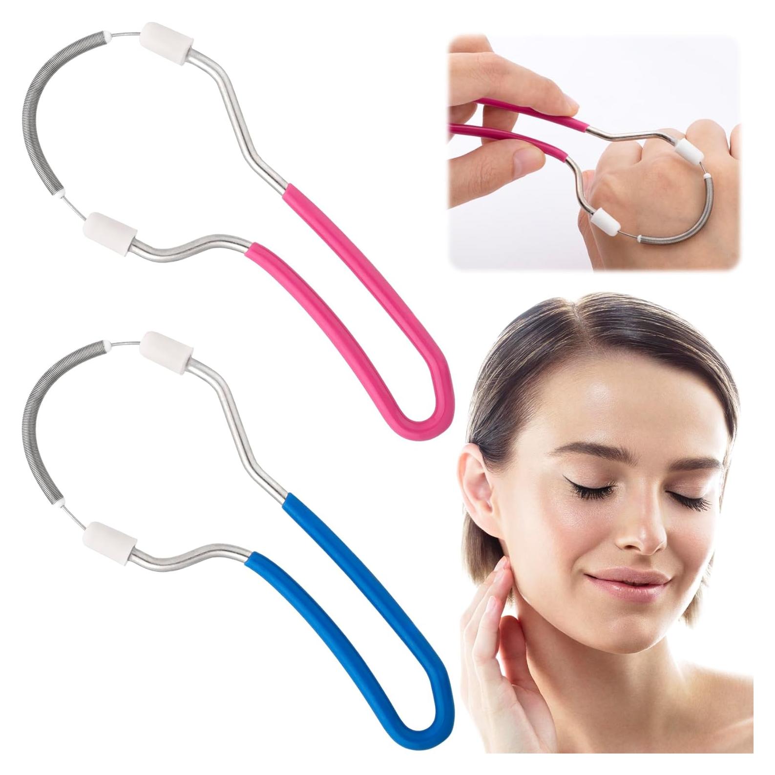 Removedor de Vello Facial Manual YALOJE 2pcs Acero Inoxidable