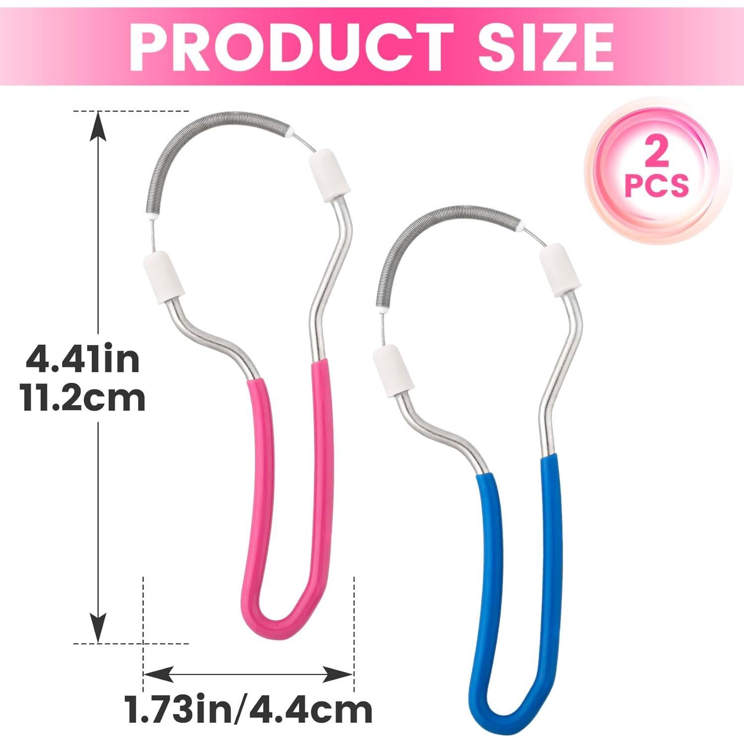 Removedor de Vello Facial Manual YALOJE 2pcs Acero Inoxidable