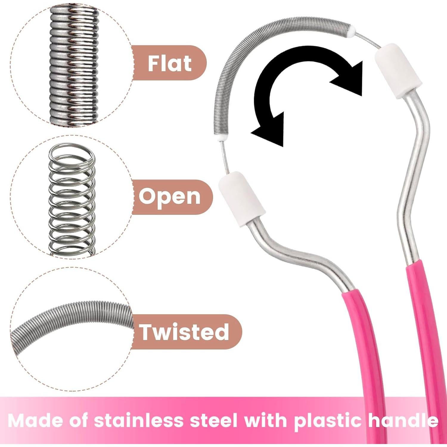 Removedor de Vello Facial Manual YALOJE 2pcs Acero Inoxidable