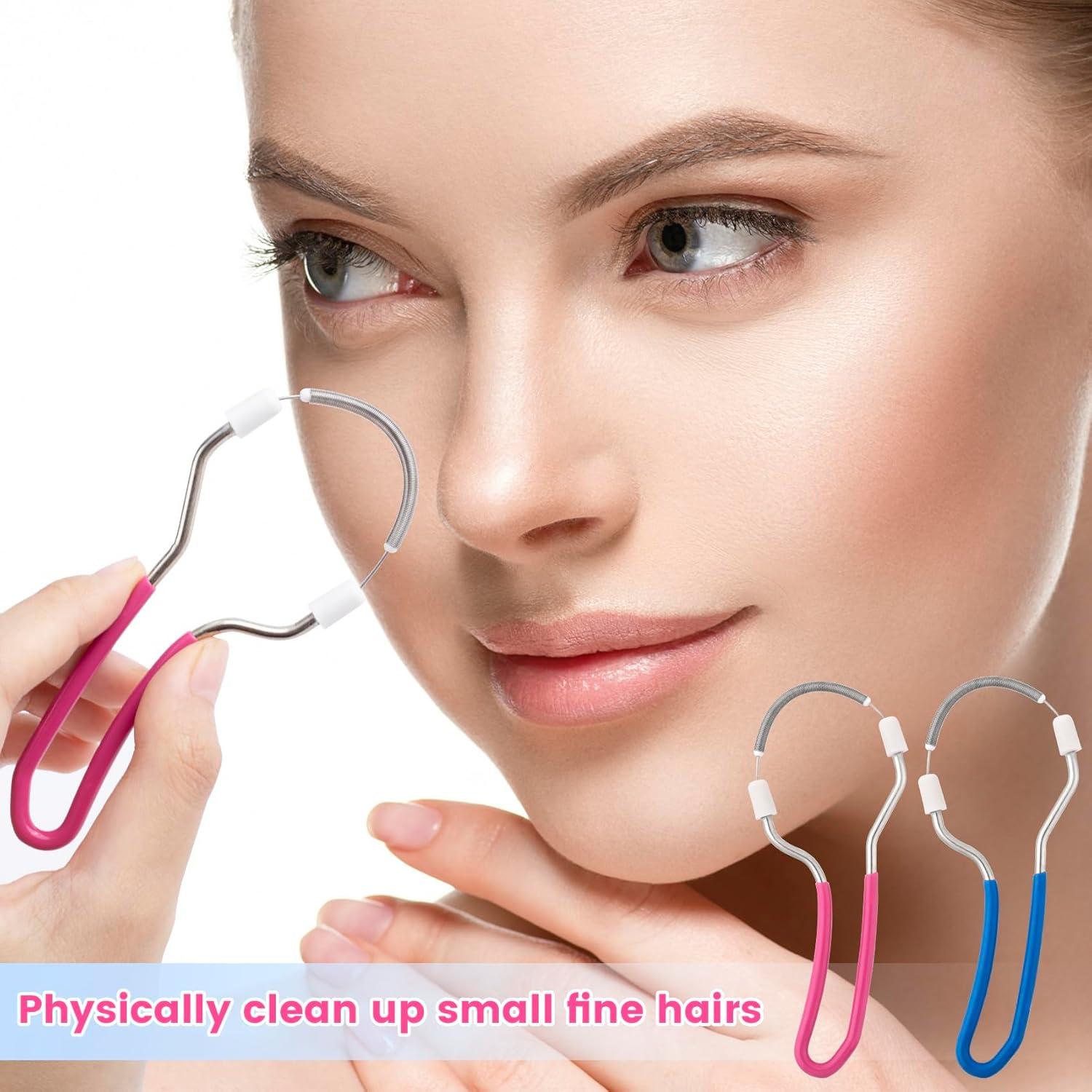 Removedor de Vello Facial Manual YALOJE 2pcs Acero Inoxidable