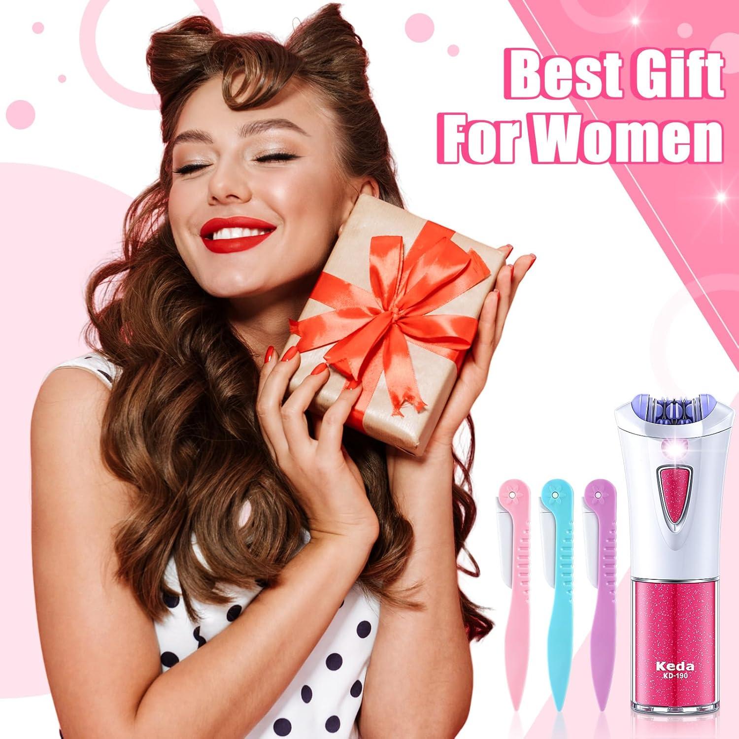 Depilador Facial y Afeitadoras de Cejas Tondiamo 4 Pcs