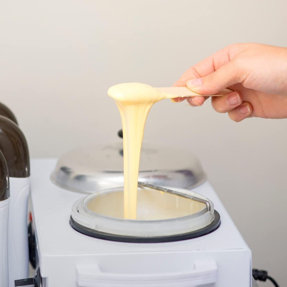 Cera Depilatoria de Chocolate Blanco Depil Bella 800g Piel Sensible